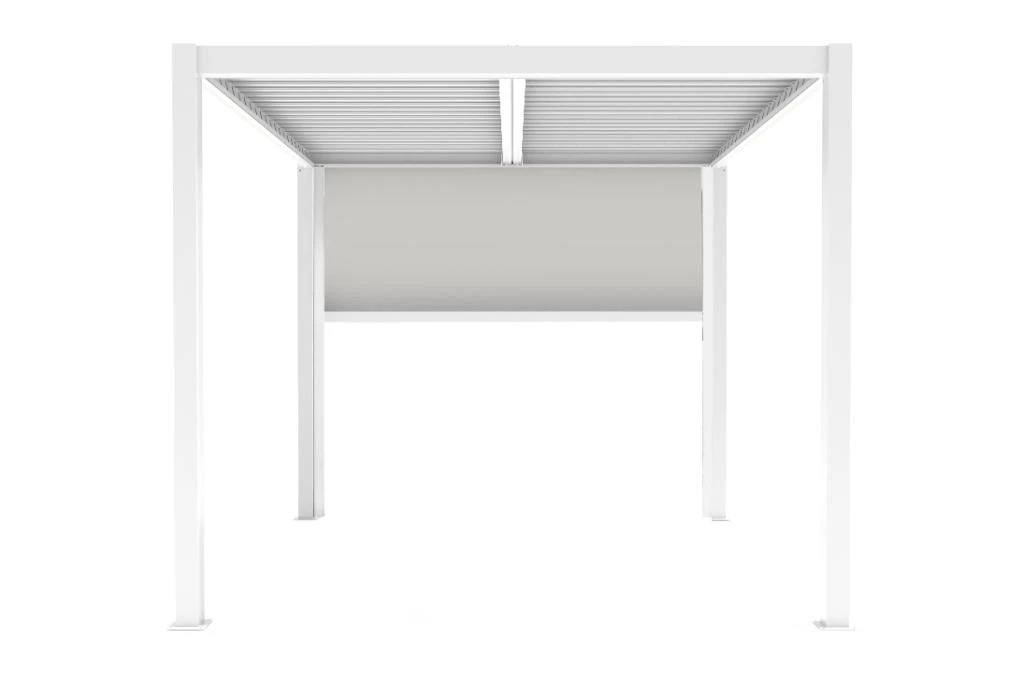 Screen Wit 400 cm - voor Aluminium Overkapping - Afbeelding 1